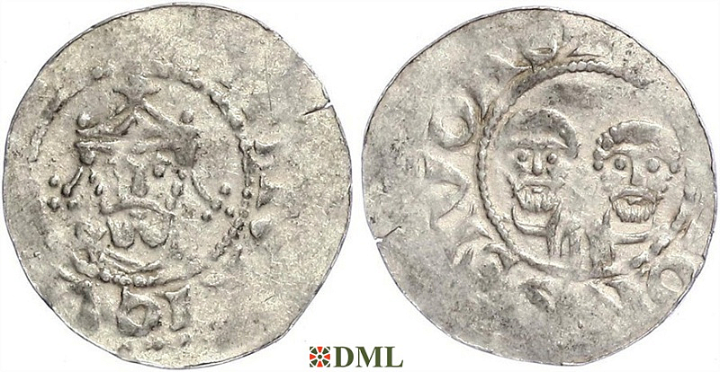 Обол, Германия, Саксония, Heinrich III (1046-1056), м.д. Goslar, Dbg. 665