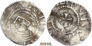 Денарий, Германия, Саксония, Heinrich II (1002-1024), м.д. Dortmund, Dbg. 752