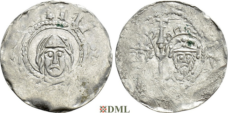 Денарий, Германия, Франкония, Heinrich III (1039-1056), м.д. Speyer, Dbg. 830