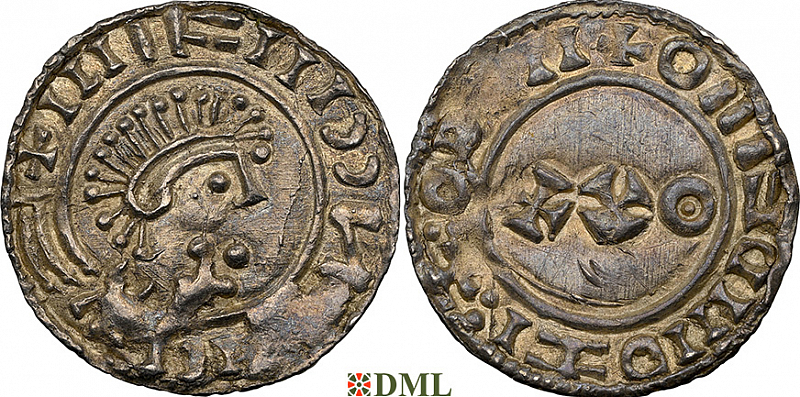 Денарий, Дания, Hardeknut (1035-1042), м.д. Aarhus, Hbg. 44
