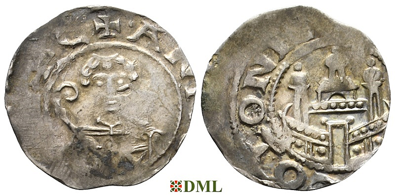 Денарий, Германия, Нижняя Лотарингия, Anno II (1056-1075), м.д. Koln, Dbg. 