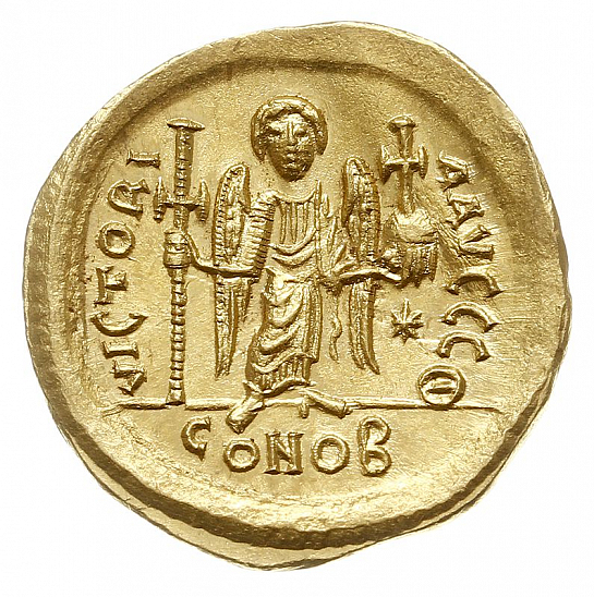 Солид, Византия, Justinian I (527-565), м.д. Constantinople
