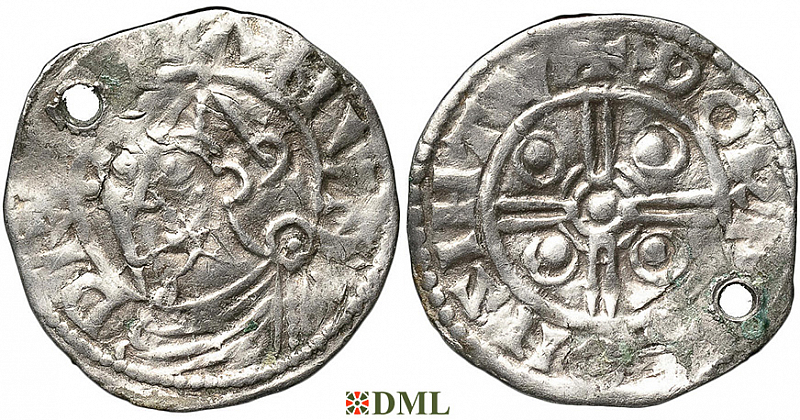 Денарий, Швеция, Anund (Jakob) Olofsson (1022-1050), монетарий -, м.д. Sigtuna, Malmer -
