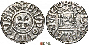 Денье, Каролинги, Louis le Pieux (814-840), м.д. Milan, Depeyrot 662K