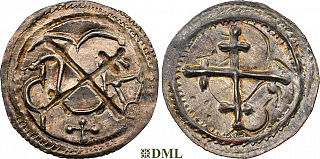 Денарий, Дания, Harald I (936-987), м.д. Hedeby, Hbg. 2