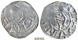Денарий, Германия, Верхняя Лотарингия, Heinrich III (1039-1056), м.д. Verdun, Dbg. 94