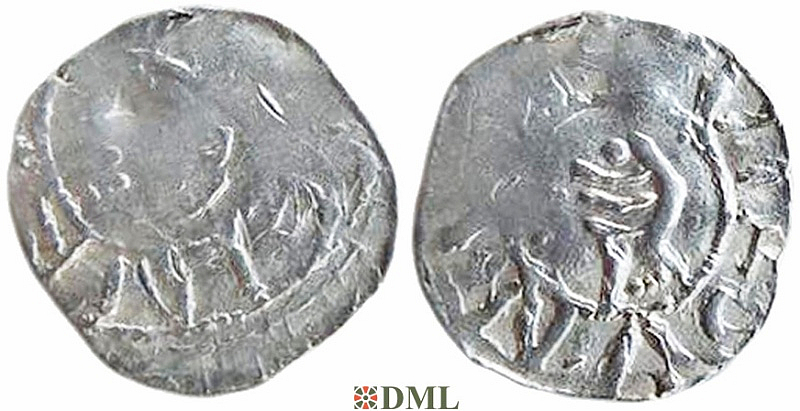 Денарий, Германия, Верхняя Лотарингия, Heinrich III (1039-1056), м.д. Verdun, Dbg. 94