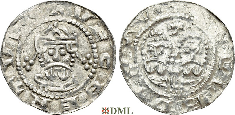 Денарий, Германия, Нижняя Лотарингия, Gf. Egbert II (1068-1090), м.д. , Ilisch 2000, 22.