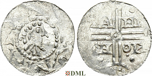 Денарий, Германия, Нижняя Лотарингия, Gf. Hermann (1020-1051), м.д. Emden, Dbg. 772