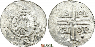 Денарий, Германия, Нижняя Лотарингия, Gf. Hermann (1020-1051), м.д. Emden, Dbg. 772