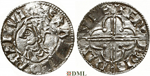 Денарий, Англия, Cnut (1016-1035), м.д. London, монетарий Frethi, North 781