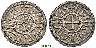 Денье, Каролинги, Charles le Chauve (840-877), м.д. Rennes, Depeyrot 856