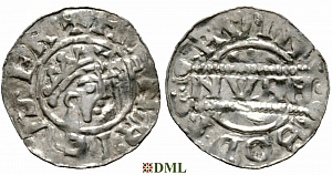 Денарий, Германия, Нижняя Лотарингия, Bruno III (1050-1057), м.д. Bolsward, Ilisch 2000, 21.25
