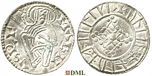 Денарий, Дания, Sven Estridsen (1047-1075), м.д. Lund, Hbg. 30