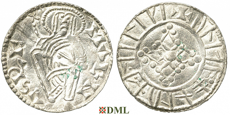 Денарий, Дания, Sven Estridsen (1047-1075), м.д. Lund, Hbg. 30