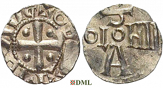 Денарий, Германия, Саксония, Anonymous bishop, м.д. Soest, Dbg. 