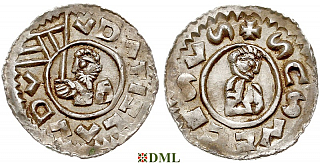 Денарий, Чехия, Богемия, Vratislav II (1061-1092), Šmerda 1996, 158