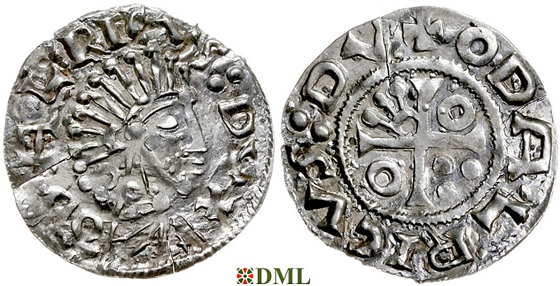 Денарий, Чехия, Богемия, Oldřich (1012-1034), м.д. Praga, Šmerda 129a