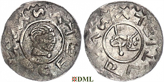 Денарий, Чехия, Богемия, Vratislav II (1061-1092), Šmerda 1996, 164b