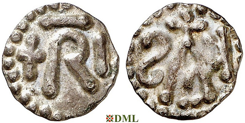 Денье, Каролинги, Pepin le Bref (752-768), м.д. Chelles, Depeyrot 310