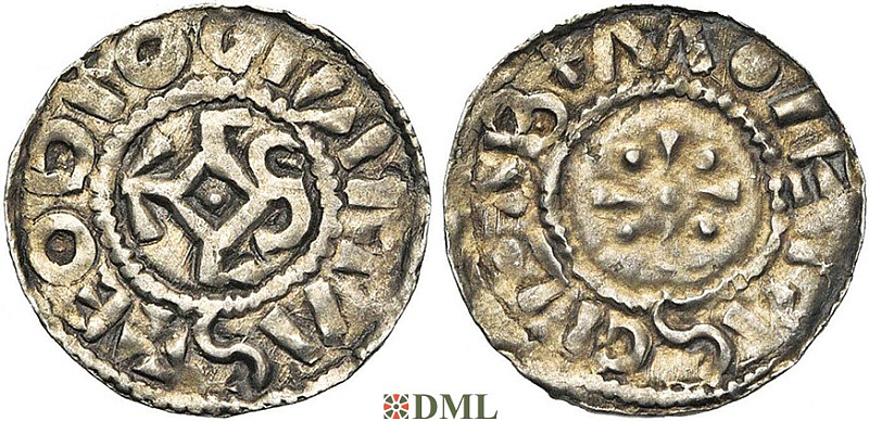 Денарий, Германия, Нижняя Лотарингия, Anonymous bishop, м.д. Luttich