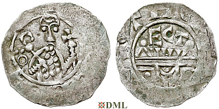 Денарий, Германия, Нижняя Лотарингия, B. Wilhelm (1054-1076), м.д. Utrecht, Ilisch 2000, 10.11
