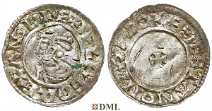 Денарий, Англия, Æthelred II (978-1016), м.д. Lydford, монетарий Æthestan, North 777