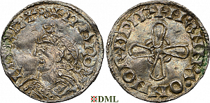Денарий, Англия, Harold I (1035-1040), м.д. Norwich, монетарий Manna, North 802