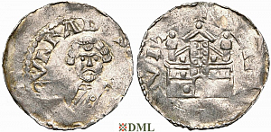 Денарий, Германия, Франкония, Konrad I (1056-1060), м.д. Speyer, Dbg. 839