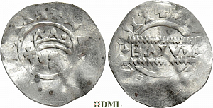 Денарий, Германия, Нижняя Лотарингия, Gf. Bruno III (1050-1057), Frisian imitations