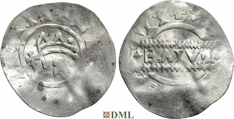 Денарий, Германия, Нижняя Лотарингия, Gf. Bruno III (1050-1057), Frisian imitations