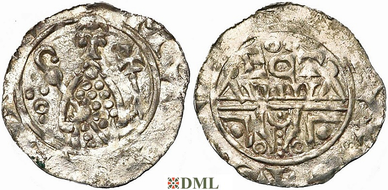 Денарий, Германия, Нижняя Лотарингия, B. Wilhelm (1054-1076), м.д. Utrecht, Ilisch 2000, 10.10