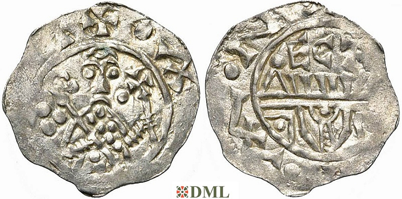 Денарий, Германия, Нижняя Лотарингия, B. Wilhelm (1054-1076), м.д. Utrecht, Ilisch 2000, 10.5