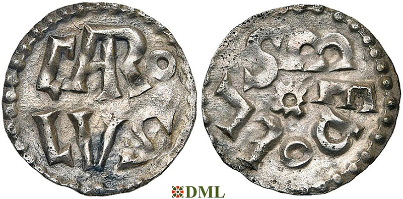 Денье, Каролинги, Charlemagne (768-814), м.д. Melle, Depeyrot 605