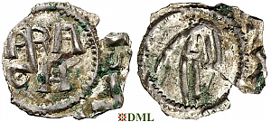 Денарий, Чехия, Богемия, Jaromir (1003-1034), м.д. Prague,  Šmerda 1996, 121b