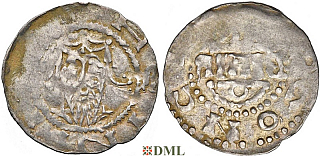 Денарий, Германия, Франкония, Heinrich III (1039-1056), Bardo (1031-1051), м.д. Mainz, Dbg. 805