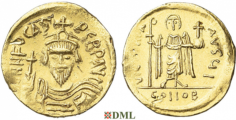 Солид, Византия, Focas (602-610), м.д. Constantinople