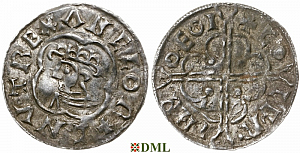 Денарий, Англия, Cnut (1016-1035), м.д. York, монетарий Colgrim, North 781