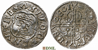 Денарий, Англия, Cnut (1016-1035), м.д. York, монетарий Colgrim, North 781