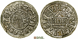 Денарий, Чехия, Богемия, Boleslav Chrabrý (1003-1004), м.д. Prague, Šmerda 1996, 94