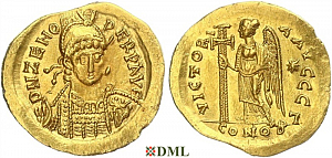 Солид, Византия, Zeno (474-491), м.д. Constantinople