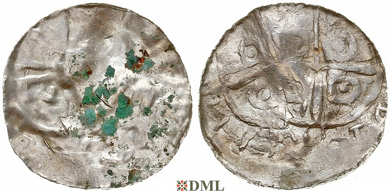 Денарий, Польша, Boleslaw I (992-1025), тип Princes Polonie