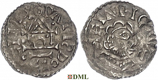 Денарий, Германия, Бавария, Heinrich VII (1042-1047), м.д. Regensburg, Hahn 1976, 47