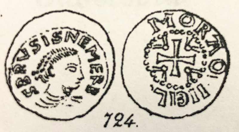 Денарий, Германия, Саксония, Anonymous bishop, м.д. Bremen, Dbg. 724
