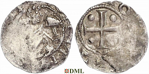 Денарий, Германия, Саксония, Anonymous bishop, м.д. Minden, Dbg. 729