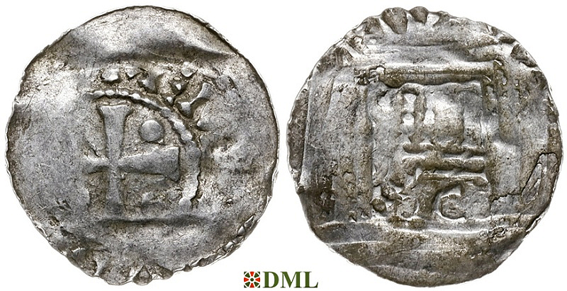 Денарий, Германия, Верхняя Лотарингия, Dietrich II (1006-1047), м.д. Metz, Dbg. 19