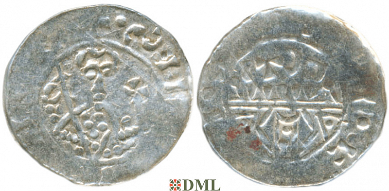 Денарий, Германия, Нижняя Лотарингия, Gf. Floris I (1049-1061), м.д. Leiden, Ilisch 2000 12.5