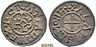 Денье, Каролинги, Charles le Chauve (840-877), м.д. Le Palais, Depeyrot 750