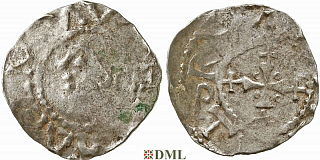 Денарий, Германия, Саксония, Heinrich II (1002-1024), м.д. Dortmund, Dbg. 753