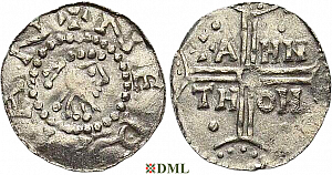 Денарий, Германия, Нижняя Лотарингия, Hermann (1020-1051), м.д. Emden, Dbg. 772